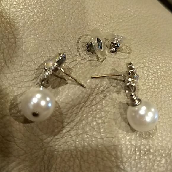 💞La Bella Earrings pearl and colorful stones❣️ - Picture 6 of 8